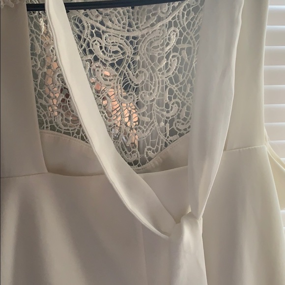 Cream night out dress - Picture 3 of 3